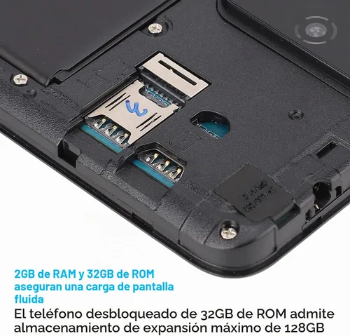 Vista 7 de Cuifati Teléfono inteligente desbloqueado, pantalla HD de teléfonos celulares de 4.66 pulgadas, teléfono inteligente Android desbloqueado de Azul