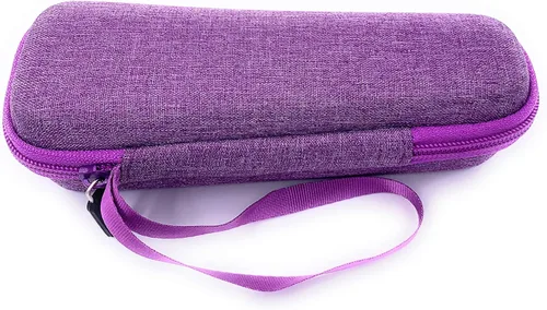 Vista 4 de xcivi Estuche de EVA duro para sistema Leapfrog LeapStart Go y sistema de lectura y escritura LeapReader Smartpen (morado)