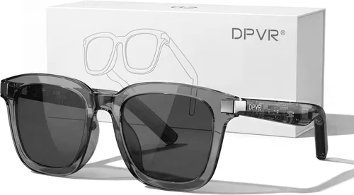 Vista 17 de DPVR G1 AI - Gafas inteligentes con cámara y Bluetooth, gafas de cámara de G1 Negro Carbón