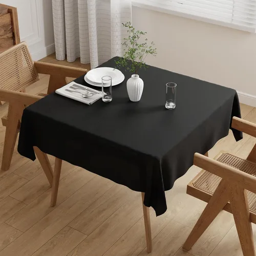Vista 8 de GFCC 54 x 54 in, mantel rectangular continuo de poliéster para decoración de fiestas de bodas