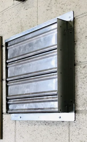 Vista 7 de Extractor de TPI de accionamiento directo con obturador instalado, monofásico, 120 V, Gris, 1