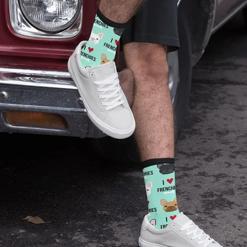Vista 5 de Calcetines divertidos para hombre y mujer, calcetines deportivos casuales