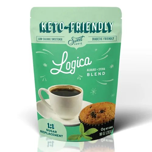 Vista 11 de Sweet Logic Mezcla para Hornear Keto - Alulosa Pura - Sin Gluten - Sin Lácteos - Apto para Diabéticos Todo Natural - Alulosa - Stevia - Bajo