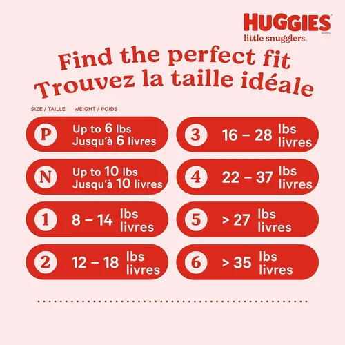 Vista 9 de Huggies Little Snugglers - Pañal para bebé, talla 1, 8 a 14 libras, 34717, 20
