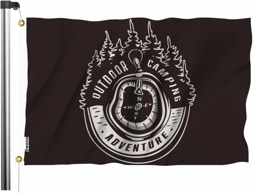 Vista 16 de Swono Bandera de pirata de gato – 3 x 5 pies divertida calavera de animal con los ojos vendados bandera triangular capitán gatito capitán