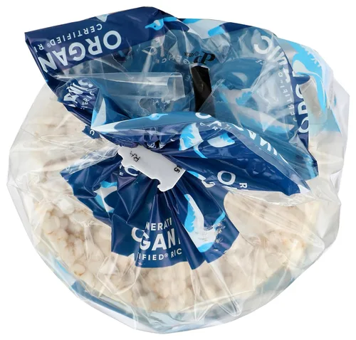 Vista 4 de Lundberg Tortas de arroz integral orgánico sin gluten ligeramente saladas- 8.5 oz