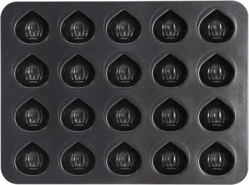 Vista 12 de CHEFMADE Molde para magdalenas, antiadherente Mini molde para magdalenas de 20 cavidades