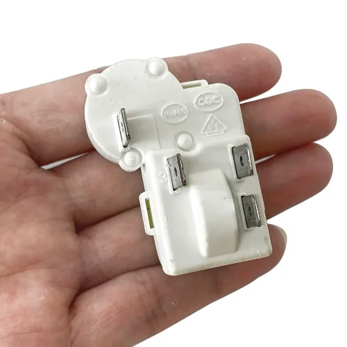 Vista 6 de Compresor de refrigerador 4Pin PTC Starter Relay Protector de carga para Hotpoint Congelador de pecho para Haier para refrigeradores Siemens