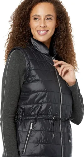 Vista 3 de Calvin Klein Chaleco cómodo y ligero para mujer con cintura ajustable