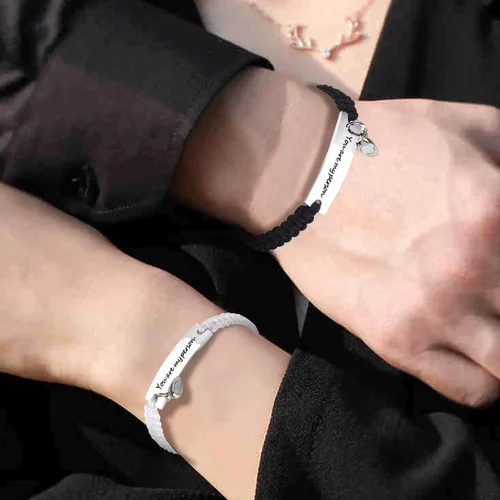 Vista 14 de Pulsera de amor para pareja