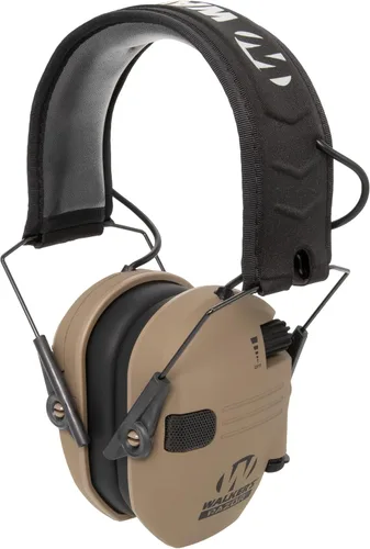 Vista 2 de Walker's Razor Slim Orejeras de perfil bajo con protección auditiva y gafas de seguridad FDE