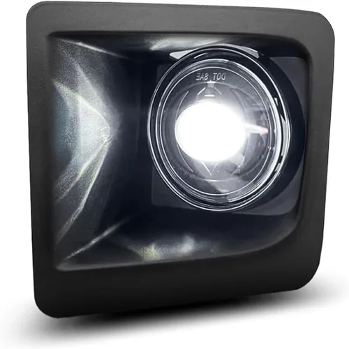 Vista 4 de Shocklight Luces antiniebla LED para parachoques delantero, compatibles con GMC Sierra 2014 2015 1500 W/interruptor y arnés de cableado