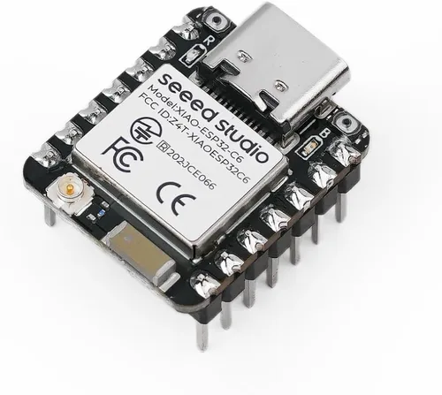 Vista 20 de Seeed Studio XIAO ESP32 S3 Sense - Wi-Fi de 2.4 GHz, BLE 5.0, sensor de cámara OV2640, micrófono digital, PSRAM de 8 MB, flash de 8 MB, carga