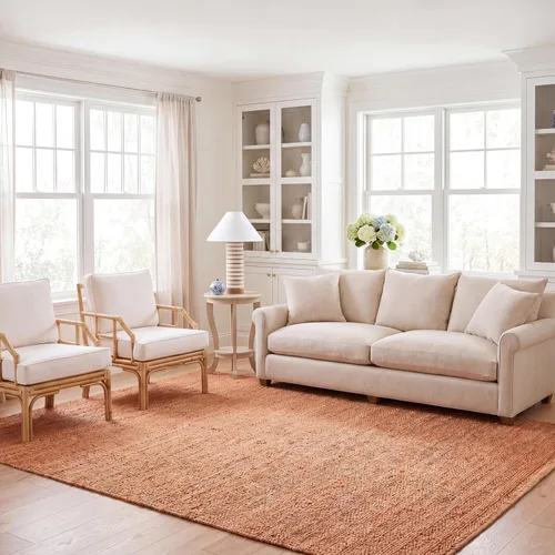 Vista 40 de SAFAVIEH Natural Fiber Collection - Alfombra decorativa de 2 x 3 pies, color lejía, yute hecho a mano, diseño trenzado tejido, ideal para entrada