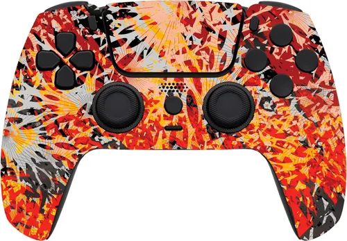 Vista 27 de Custom Wireless Controller Compatible with PS5 - Multiple Designs Available (Abstract Fusion)