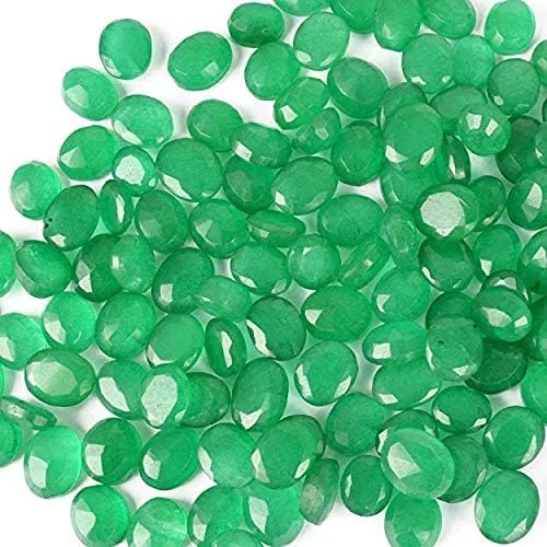 Vista 2 de GEMHUB Brasileño Suelto Verde Esmeralda 100 Ct - 12 Pcs Corte Oval Verde Esmeralda Gemstones Lote Festival Venta, Gema, lote de piedras preciosas