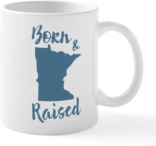 Vista 30 de CafePress Loves Me In Minnesota Taza de café de cerámica de 11 oz (11.0 fl oz)