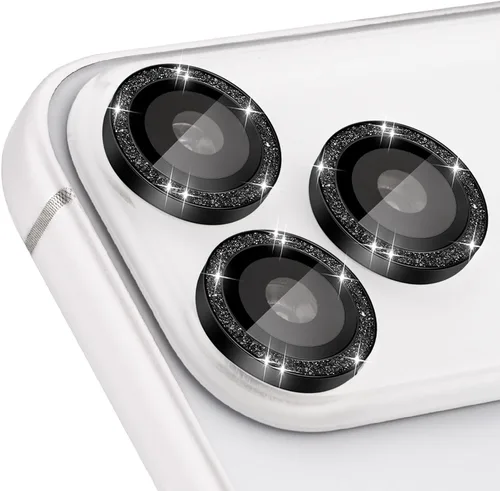 Vista 25 de Protector de Lente de Cámara para iPhone 17 Pro/17 Pro Max, Protector de Cámara de Vidrio Templado Individual con Bandeja de Instalación Compatible