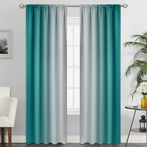 Vista 42 de SimpleHome Cortinas Pequeñas Negras Impermeables con Bolsillo para Barra Suave para Cocina, Cortinas Impermeables con Bolsillo para Barra