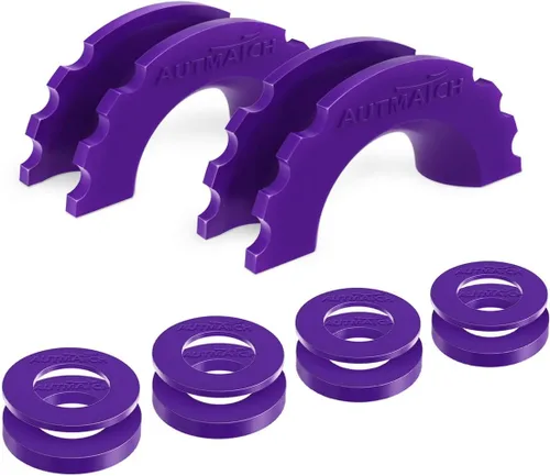 Vista 10 de AUTMATCH Kit de arandelas aisladoras de grilletes de anillo D, 2 aisladores de grilletes de goma con 8 arandelas, se adapta a grilletes 3/4, protege