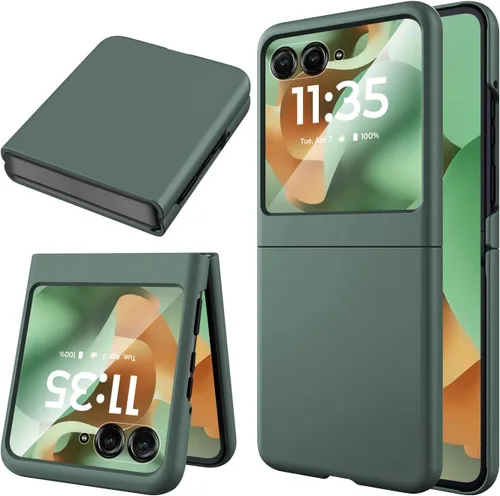 Vista 17 de Miimall Funda delgada para Galaxy Flip 7 con protector de pantalla integrado, grado militar, a prueba de golpes, a prueba de caídas, delgada