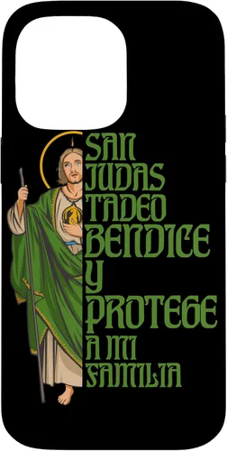 Vista 21 de Saint Jude Thaddeus. Bless and Protect My Family Case for iPhone 17