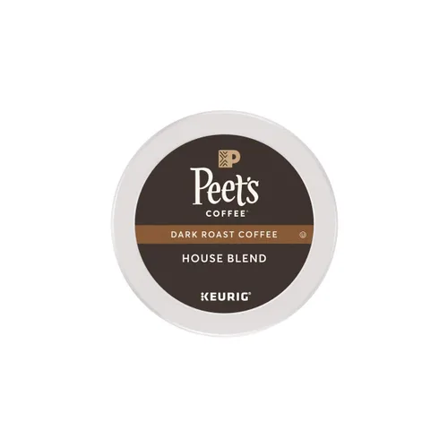 Vista 6 de Peet’s Coffee House Blend K-Cup Coffee Pods for Keurig Brewers, Dark Roast, 10 Pods