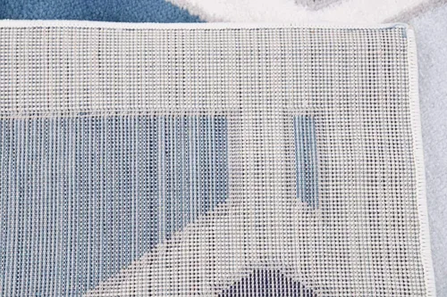 Vista 9 de Unique Loom Metro Collection - Alfombra hexagonal geométrica multicolor abstracta (9 pies x 12 pies, rectangular, marfil y azul)