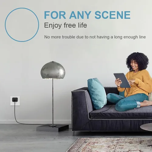 Vista 4 de PRO - Cable USB-C de 5 pies compatible con tu cable Nothing Ear 1 Hi Powered (negro 4.9 ft)