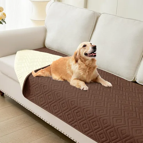 Vista 115 de hyha Manta impermeable para perros, funda suave para cama de perro, mantas para mascotas, funda impermeable para sofá y sillón para perros lavable
