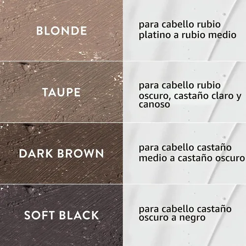 Vista 7 de LAURA GELLER NEW YORK Sculpt-n-Stay - Lápiz impermeable para cejas y gel - Rubio