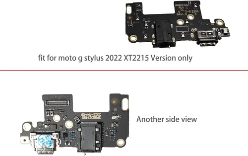 Vista 2 de Moto G Stylus 2022 XT2215 - Puerto de carga de repuesto para Moto Rola, Moto g Stylus 2022 XT2215 de 6.0 pulgadas