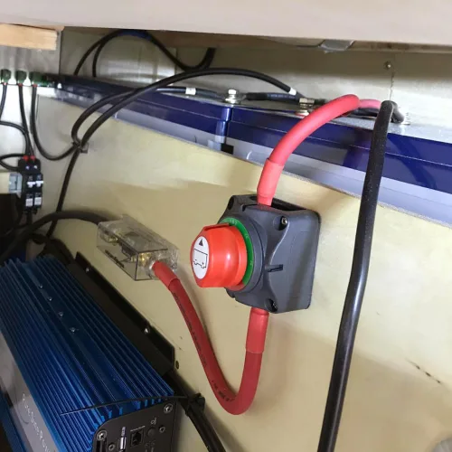 Vista 6 de Ampper - Interruptor de batería 1-2-ambos-apagado 12V - 48V, interruptor de desconexión de batería marina, corte de energía y apagado para auto