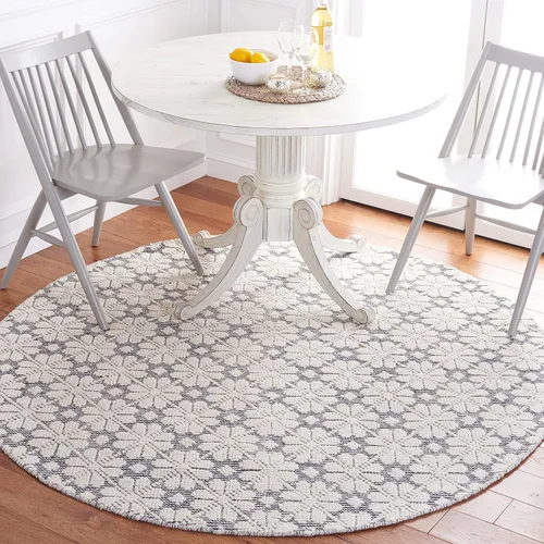 Vista 11 de SAFAVIEH Vermont Collection - Alfombra de pasillo, 2 pies 3 pulgadas x 6 pies, color marfil, lana hecha a mano, ideal para zonas de alto tráfico
