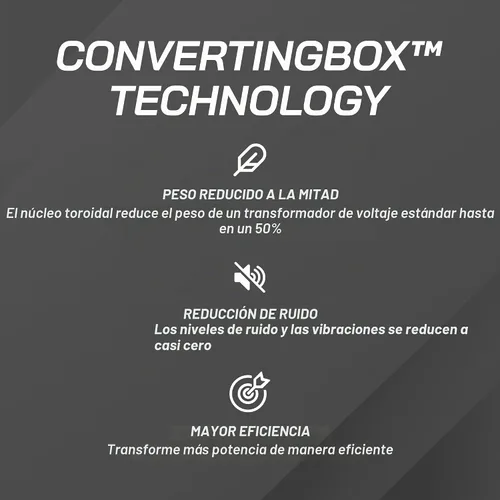 Vista 7 de LiteFuze Convertidor Transformador de Voltaje de 2000 Vatios para Japón Elevador/Reductor - 100v a 120v / 120v a 100v Convertidor de Energía Japonés
