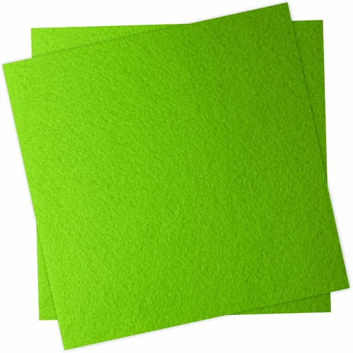 Vista 32 de Hojas de tela de fieltro de 6 x 6 pulgadas para manualidades, 0.039 in de grosor, papel de fieltro de colores surtidos para manualidades de costura