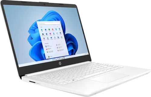 Vista 3 de HP Nueva portátil ligera HD de 14" para estudiantes y negocios, procesador Intel Quad-Core N4120, 8 GB de RAM, 192 GB