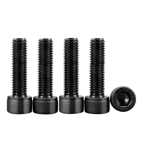 Vista 2 de Tornillos universales M7 Tornillos de copa de tapa hexagonal Tornillos de rosca fina de 0.039 in Tornillo Allen (M7x16-1.0)