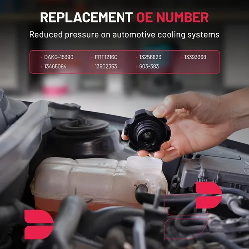 Vista 3 de BDFHYK Depósito de expansión de refrigerante del motor compatible con Buick Cascada Verano Chevrolet Chevy Orlando Cruze Limited Reemplazar 603-383