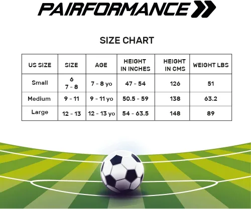 Vista 3 de PAIRFORMANCE Conjunto de camisetas de fútbol para niños y niñas de 6 a 12 años de edad, camisetas y pantalones cortos de fútbol para interiores