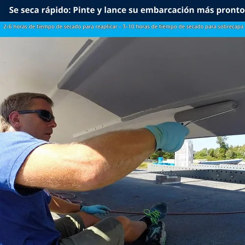 Vista 7 de TotalBoat TotalProtect Sistema de revestimiento barrera epoxy (Gris, Quart)
