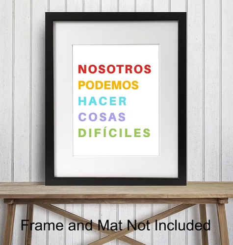 Vista 3 de Arte y decoración de pared familiar para aula, decoración de dormitorio para niños, suministros para profesores, póster motivacional inspirador