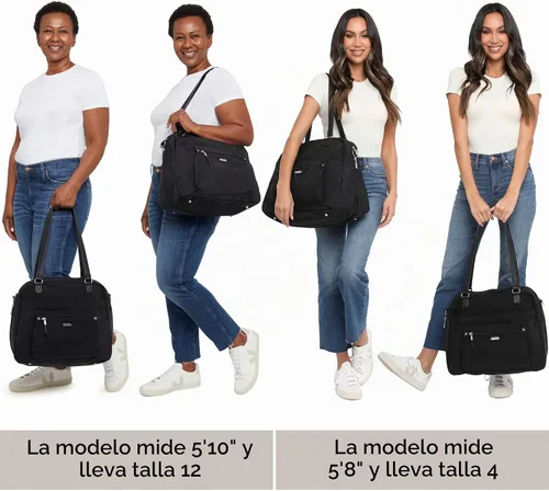 Vista 2 de Baggallini Overnight Expandable Laptop Tote with RFID Phone Wristlet
