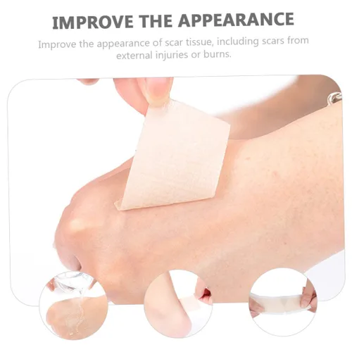 Vista 5 de Parche adhesivo corrector de cicatrices, parche de cicatrices, cinta de silicona antideslizante impermeable para cubierta de tatuaje