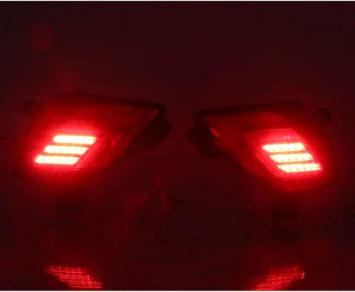 Vista 7 de Dreamseek Reflector LED trasero luz trasera para Mazda CX-5 CX5 2013 2014 2015 2016 lámpara de parachoques de freno w/luz roja intermitente señal