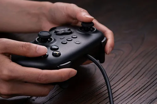 Vista 11 de 8BitDo Ultimate Wired Controller, USB Wired Controller for PC Windows 10, Android, Steam Deck, Raspberry Pi and Switch (Black)