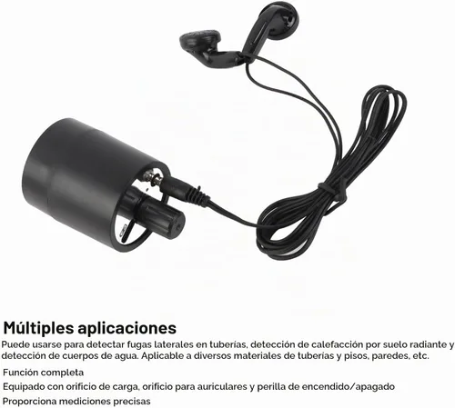 Vista 2 de Amplificador de sonido, micrófono mejorado, dispositivo de escucha de oído de audio, amplificador a través de la puerta de pared, herramienta de voz