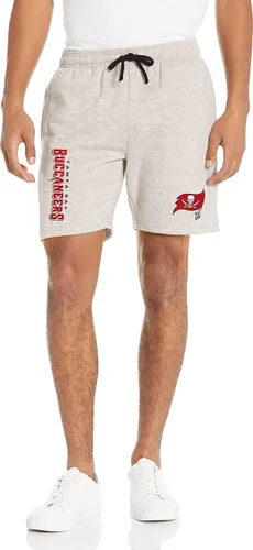 Vista 25 de FOCO NFL Mens NFL Team Logo Gray Wordmark Fleece Shorts
