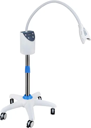 Vista 3 de Salón de belleza móvil que blanquea la lámpara con el sistema azul YF-666 de la lámpara 4PCS