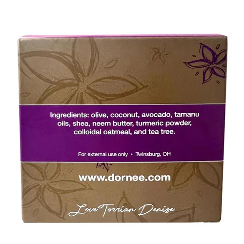 Vista 7 de Turmeric Neem - Jabón en barra de tez grande, 5.8 onzas, limpiador facial, natural, ideal para pieles sensibles